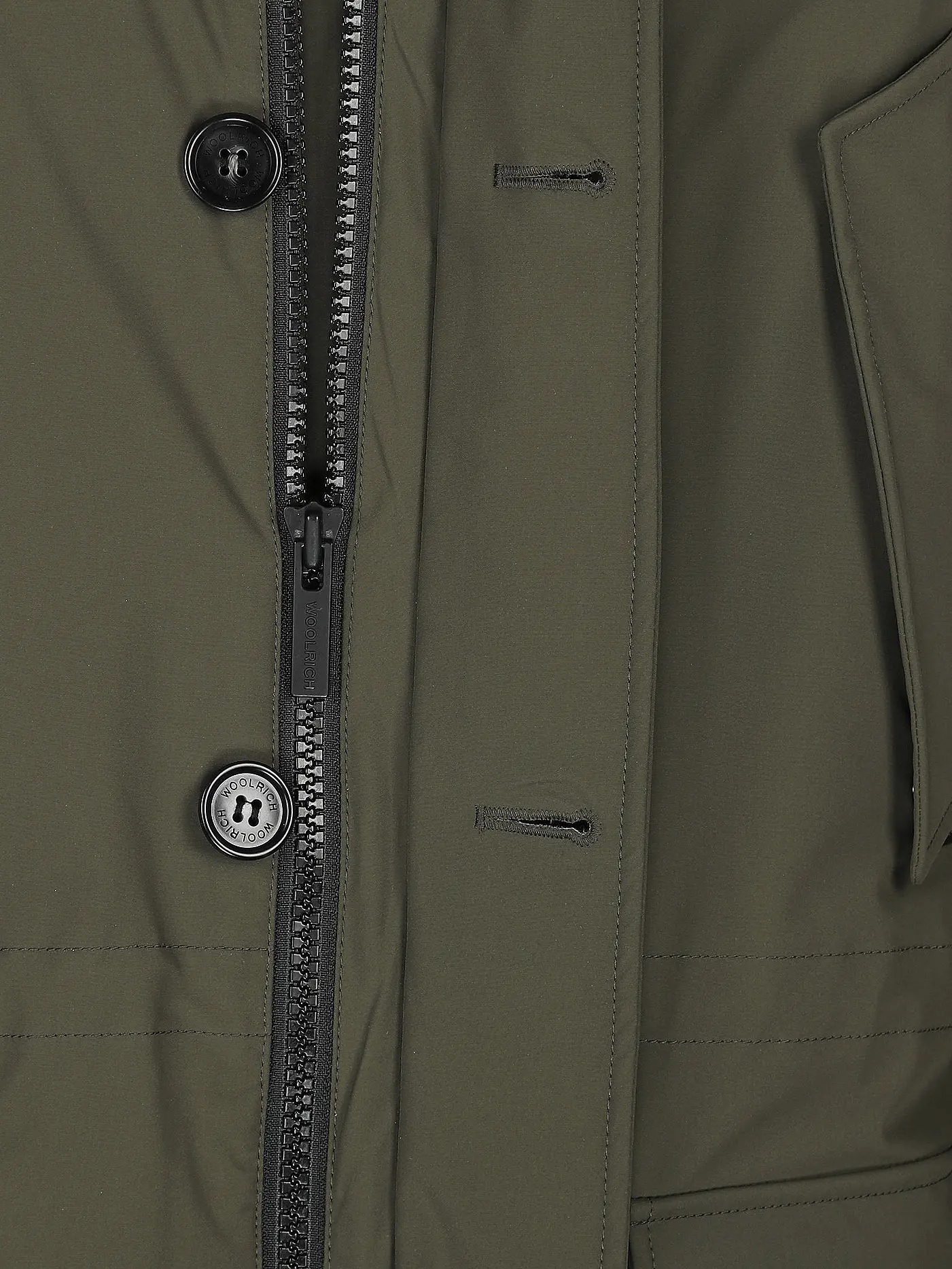 WOOLRICH | Daunenparka Regular Fit Arctic Stretch | grün
